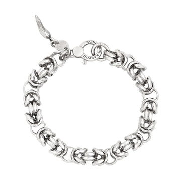Bracciale Giovanni Raspini catena bizantina luce donna 21 cm