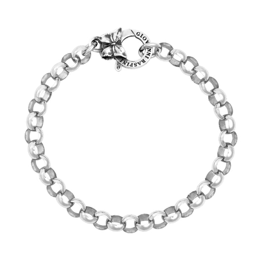 Bracciale rolò grande Giovanni Raspini chiusura farfalla 20 cm