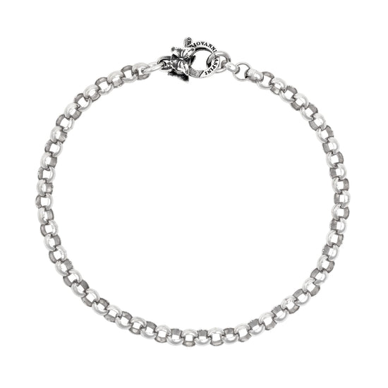 Bracciale rolò piccolo Giovanni Raspini chiusura farfalla 21 cm