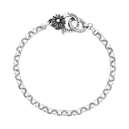 Bracciale brisè Giovanni Raspini chiusura margherita 20 cm