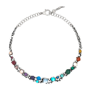 Collana Giovanni Raspini Cocktail con perle multicolor da donna MISURA UNICA