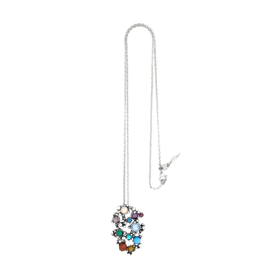 Collana con pendente Giovanni Raspini Cocktail perle multicolor MISURA UNICA