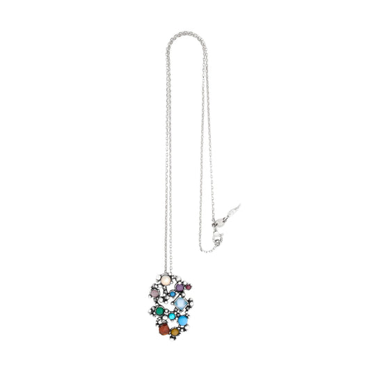 Collana con pendente Giovanni Raspini Cocktail perle multicolor MISURA UNICA