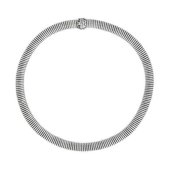 Collana girocollo tubogas Giovanni Raspini in argento MISURA UNICA