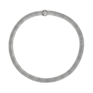 Collana girocollo tubogas Giovanni Raspini in argento MISURA UNICA
