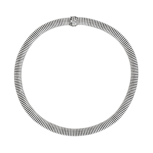 Collana girocollo tubogas Giovanni Raspini in argento MISURA UNICA
