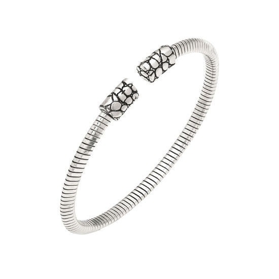 Bracciale tubogas Giovanni Raspini in argento rigido Rigido