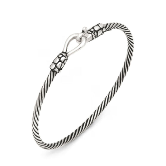 Bracciale rigido Giovanni Raspini in argento coccodrillo 19 cm 19 cm
