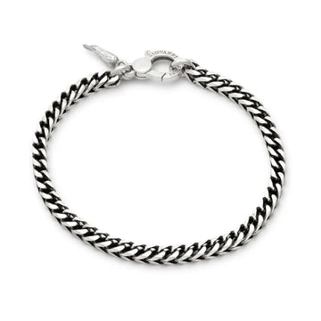 Bracciale Giovanni Raspini con catena groumette quadra uomo 21 cm