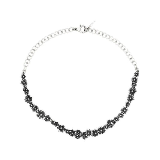 Collana girocollo Giovanni Raspini in argento 925 margherite MISURA UNICA