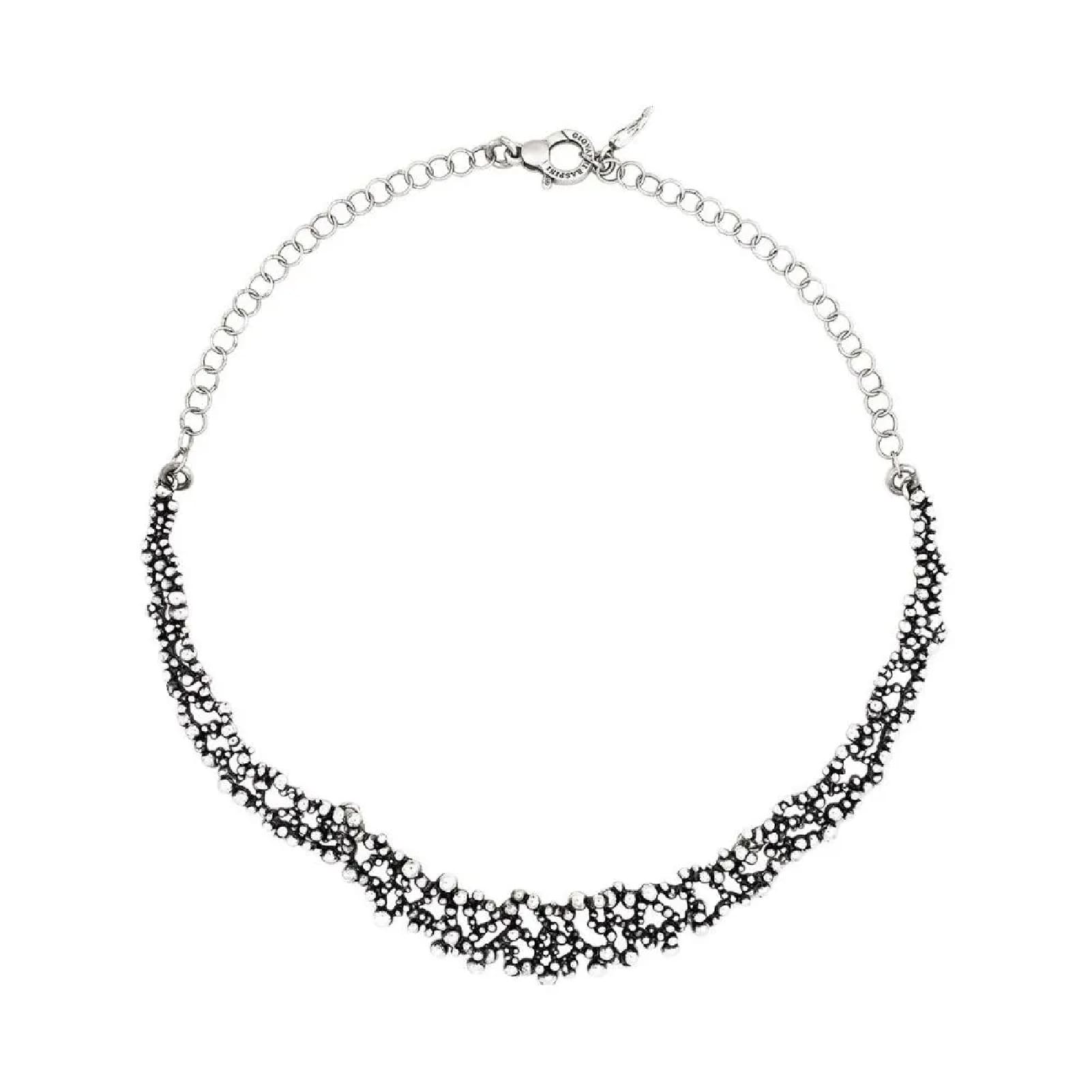 Collana girocollo Giovanni Raspini Perlage in argento catena