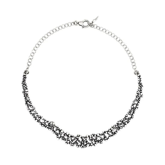 Collana girocollo Giovanni Raspini Perlage in argento catena MISURA UNICA