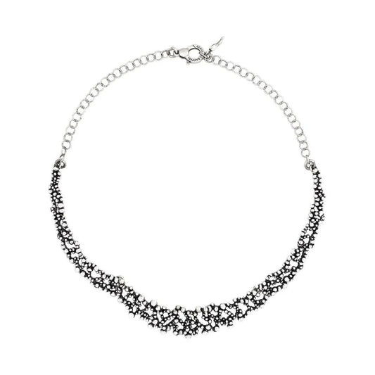 Collana girocollo Giovanni Raspini Perlage in argento catena MISURA UNICA