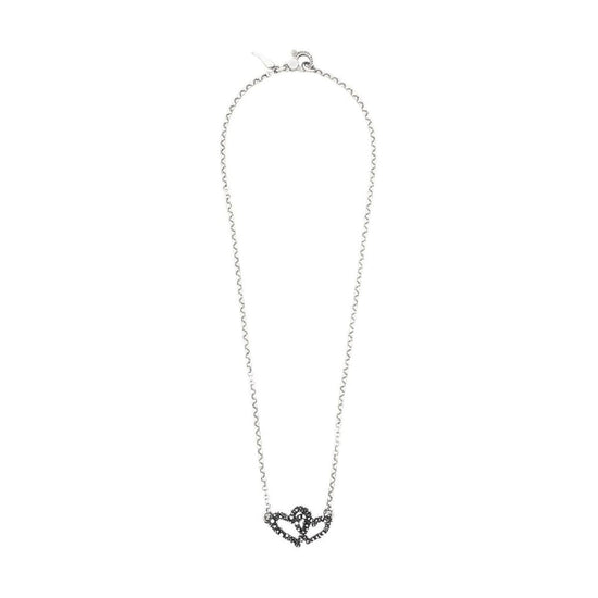 Collana girocollo Giovanni Raspini Perlage in argento con cuori MISURA UNICA