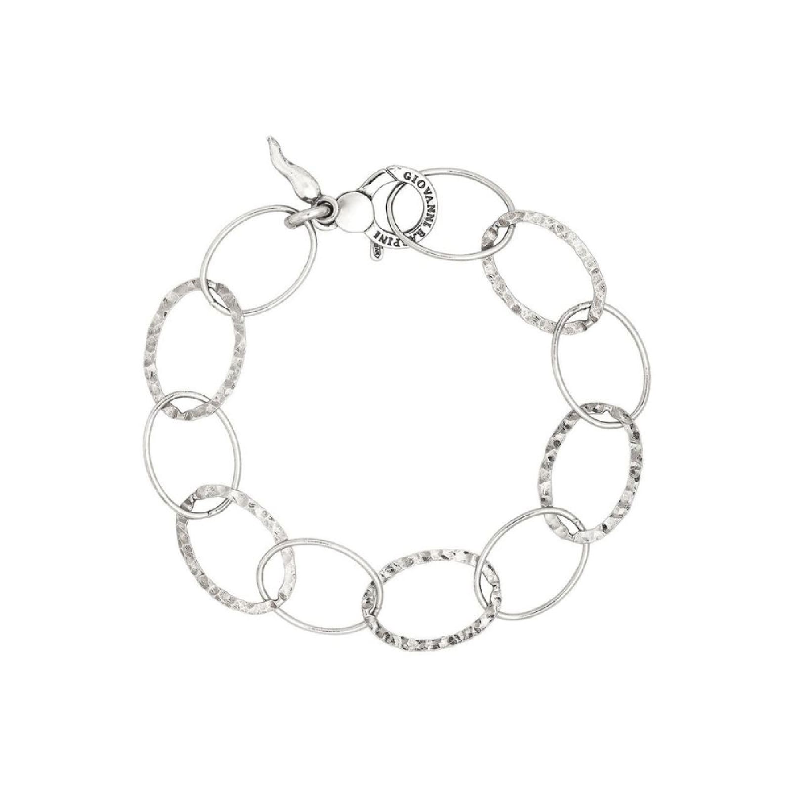Bracciale catena Giovanni Raspini in argento maglia alternata 19 cm