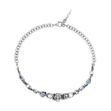 Collana Giovanni Raspini Blue Jaguar in argento e pietre MISURA UNICA