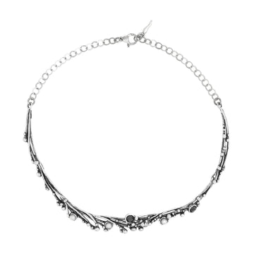 Collana Giovanni Raspini Aura in argento perle e onice MISURA UNICA