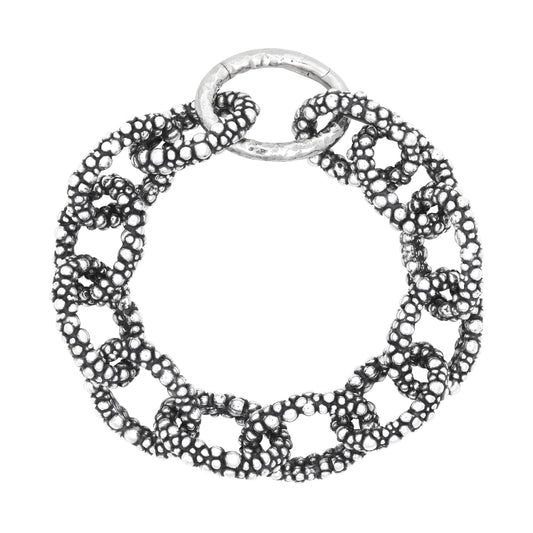 Bracciale catena Giovanni Raspini Grand Perlage in argento 22 cm