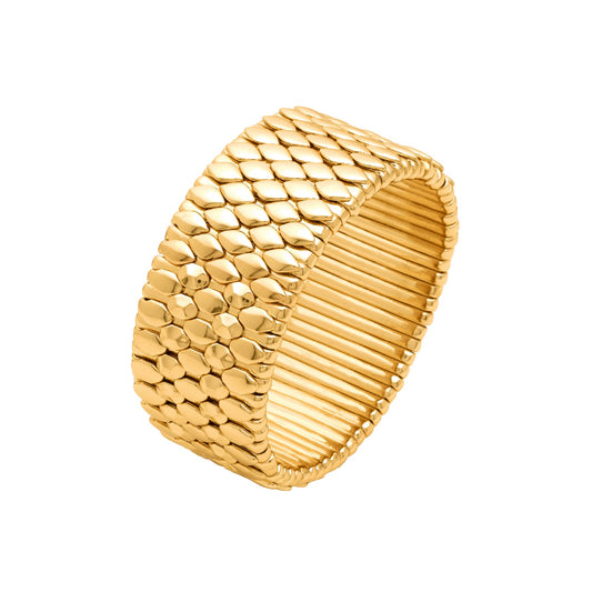 Bracciale elastico Arizona Giovanni Raspini in bronzo dorato elastico