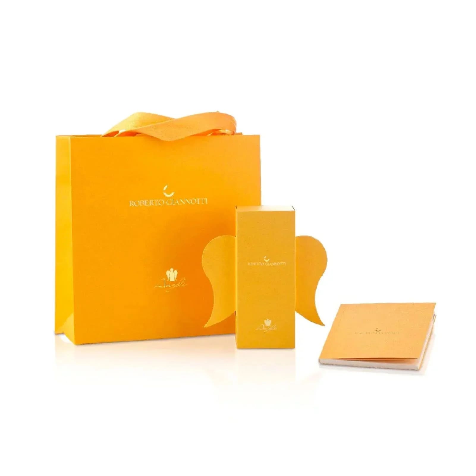 Collana Roberto Giannotti perle con angelo in argento dorato MISURA UNICA