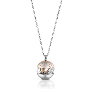 Collana chiamangeli Roberto Giannotti argento rosato