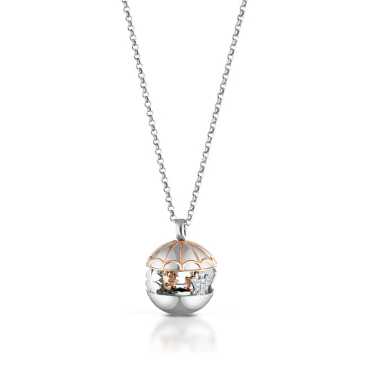Collana chiamangeli Roberto Giannotti argento rosato