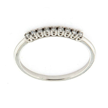 Anello Rose Diamanti in oro bianco 9kt con diamanti ct.0,105 SU MISURA