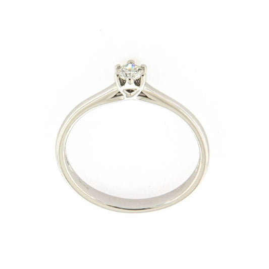 Anello solitario Rose Diamanti in oro 9kt diamante ct.0,10 SU MISURA