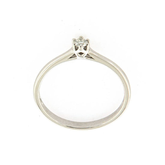 Anello solitario Rose Diamanti in oro 9kt diamante ct.0,07 SU MISURA