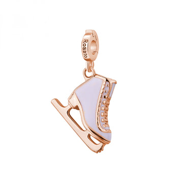 Charm pendente Rosato argento rosé a forma di pattino MISURA UNICA