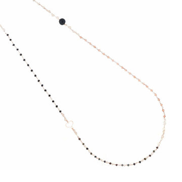 Collana donna Maman et Sophie argento rosé spinello pirite labradorite agata RPANVL-1