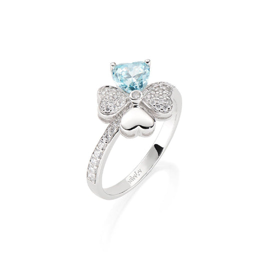 Anello Amen Quadricuore da donna RQUBAC-1