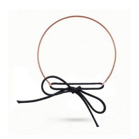 Bracciale rigido Rubinia Filodamore in oro rosa 9kt 16 cm