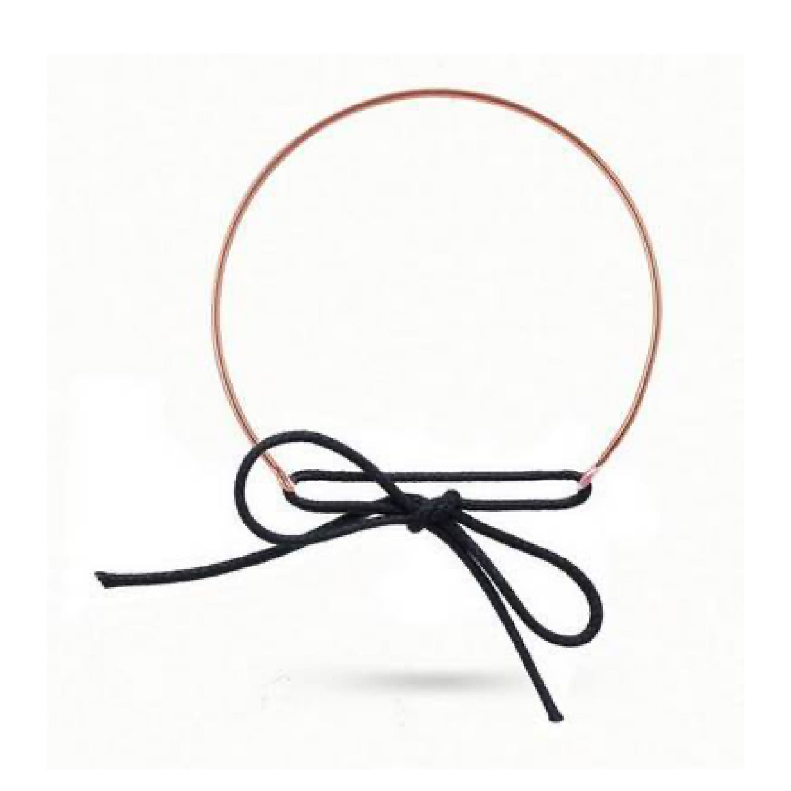 Bracciale rigido Rubinia Filodamore in oro rosa 9kt 16 cm