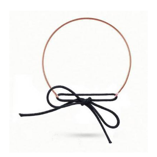 Bracciale rigido Rubinia Filodamore in oro rosa 9kt 16 cm