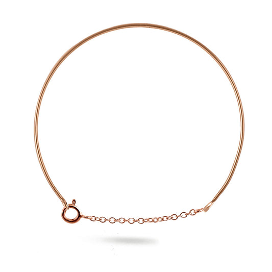 Bracciale Rubinia Filodamore in oro rosa 9kt con chiusura 13 cm