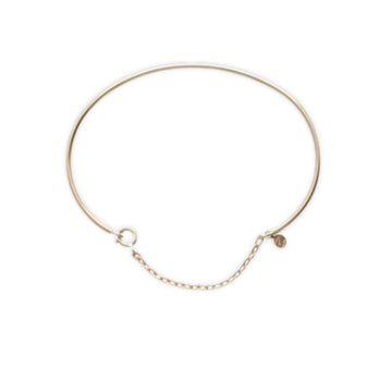 Bracciale Rubinia Filodamore in oro giallo 9kt con filo 1.3 mm 16 cm
