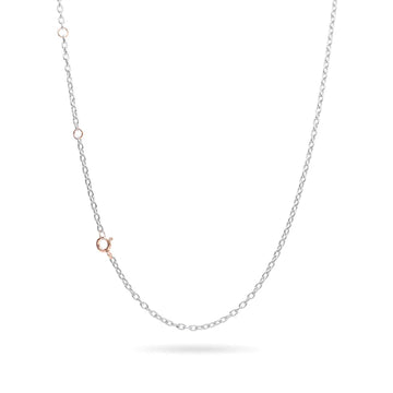 Collana Rubinia Filodellavita in argento con catena rolò 2,1 mm MISURA UNICA