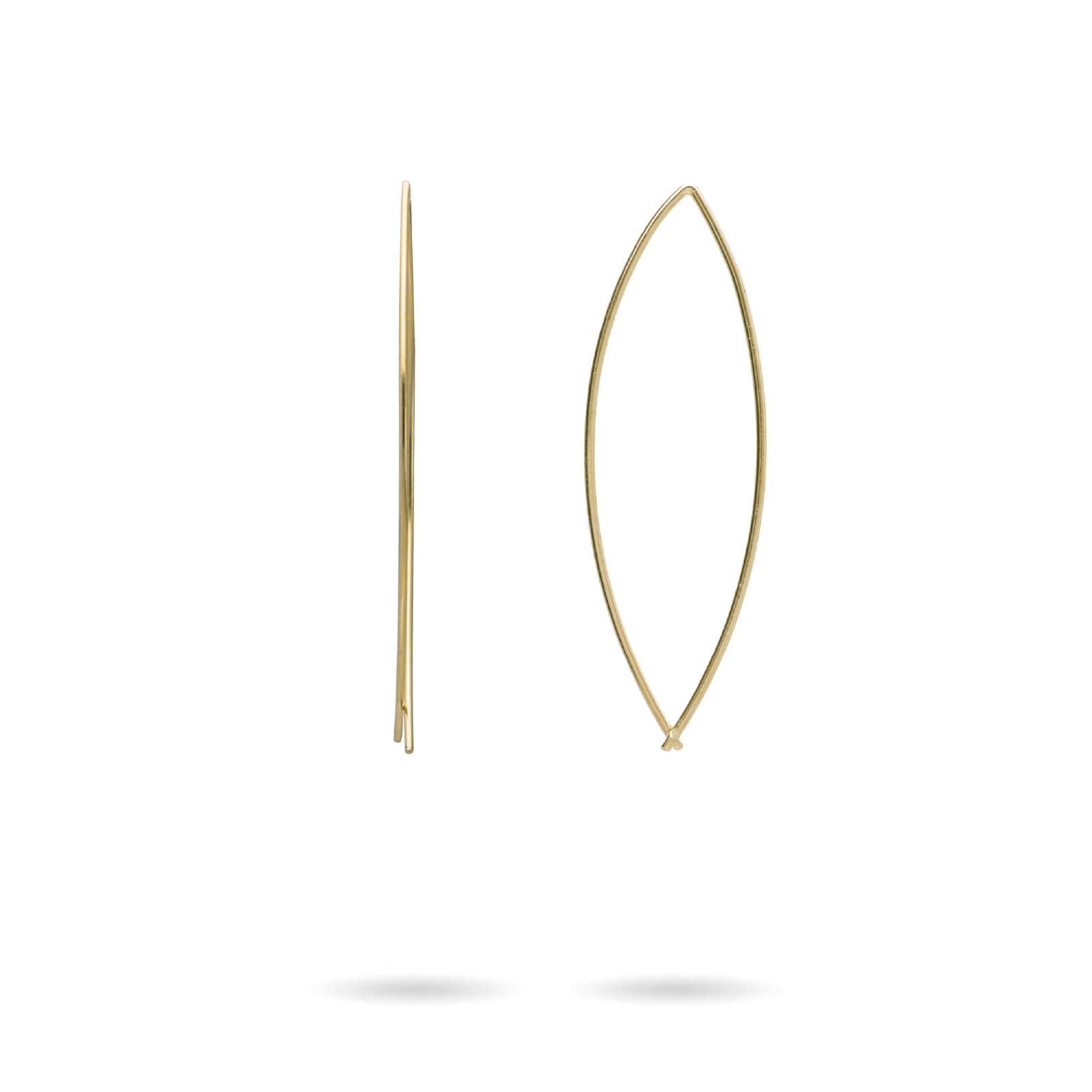 Orecchini Rubinia Filodamore in oro giallo 9kt pesce piccolo MISURA UNICA