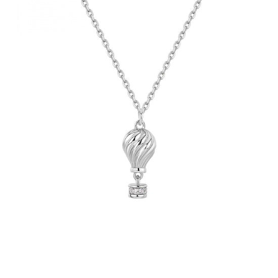 Collana con pendente Rosato in argento 925 e zirconi da donna RZAR01-1