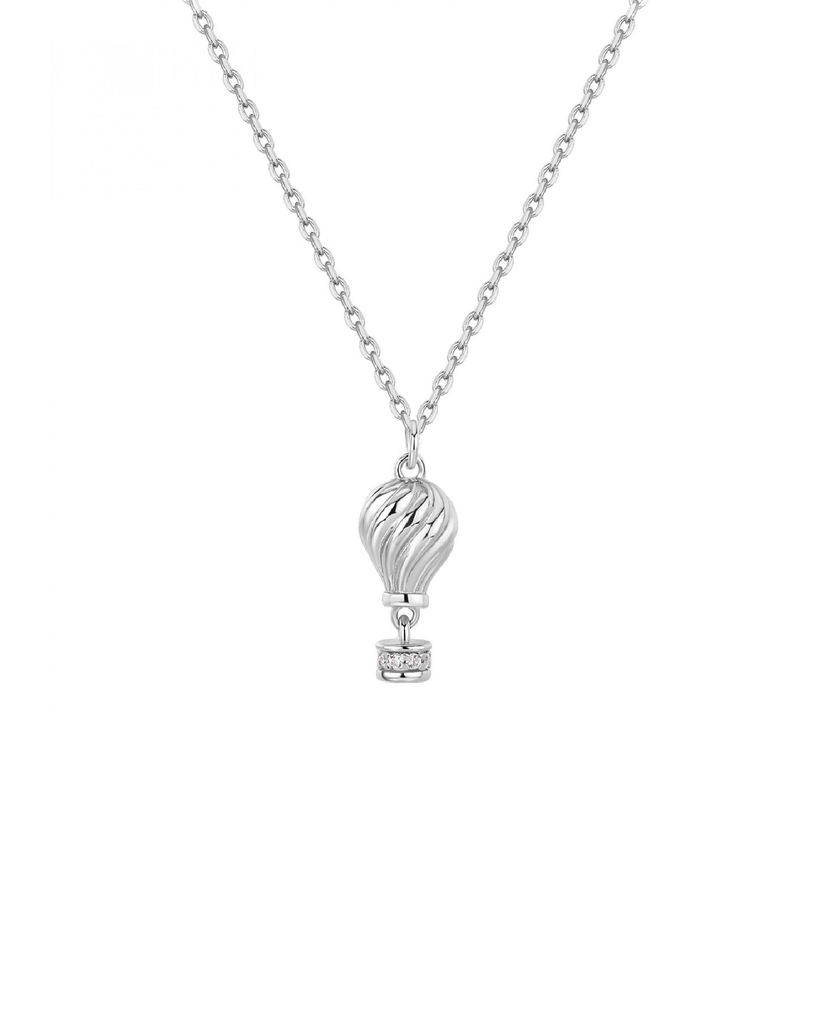 Collana con pendente Rosato in argento 925 e zirconi da donna RZAR01-1
