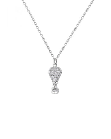 Collana con pendente Rosato in argento 925 e zirconi da donna RZAR05-1