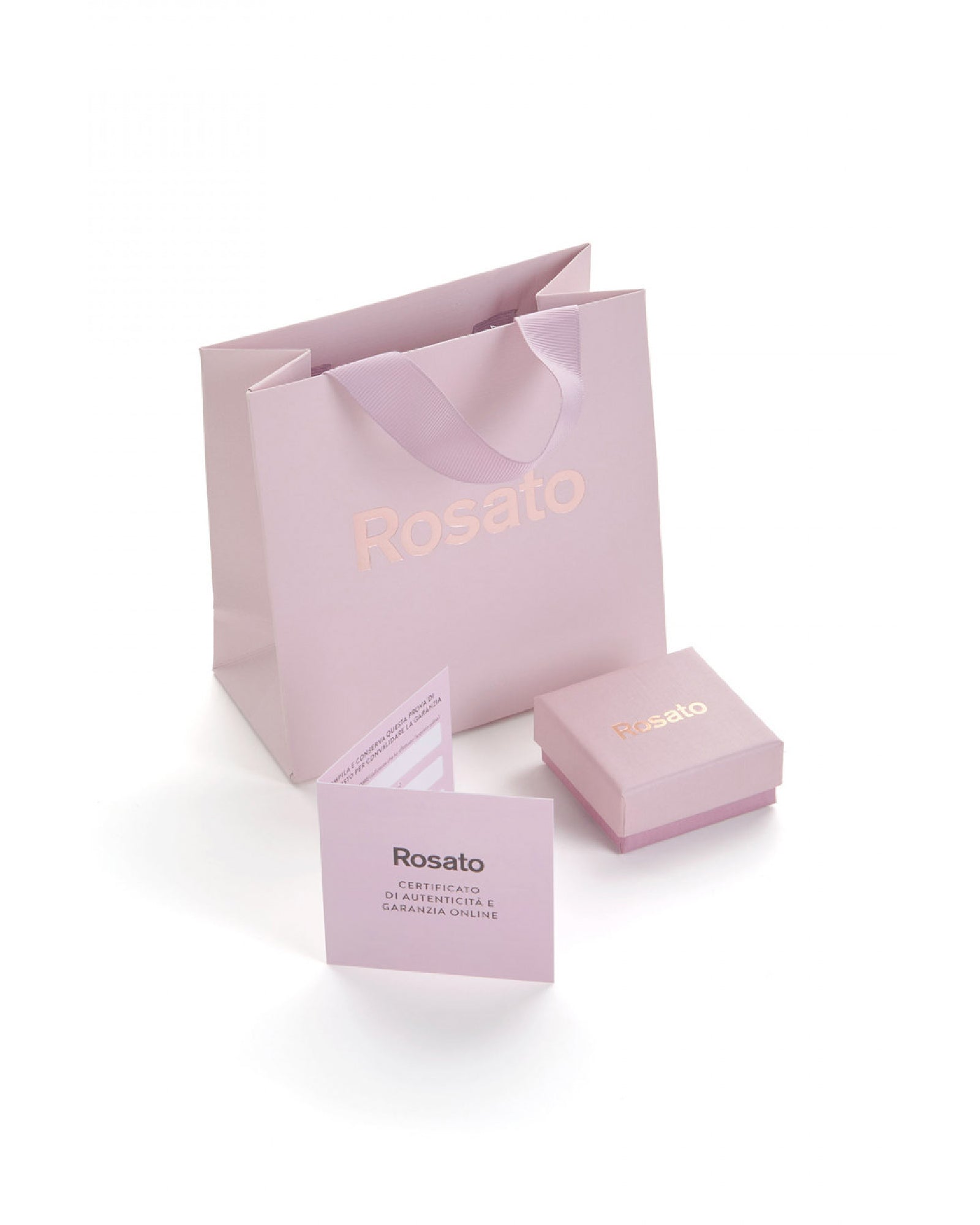 Collana con pendente Rosato in argento 925 e zirconi da donna RZAR05-3