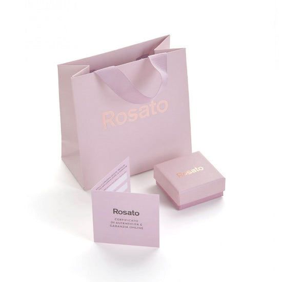 Bracciale catena Rosato Aria donna argento rosè con mongolfiera e zirconi RZAR16-2