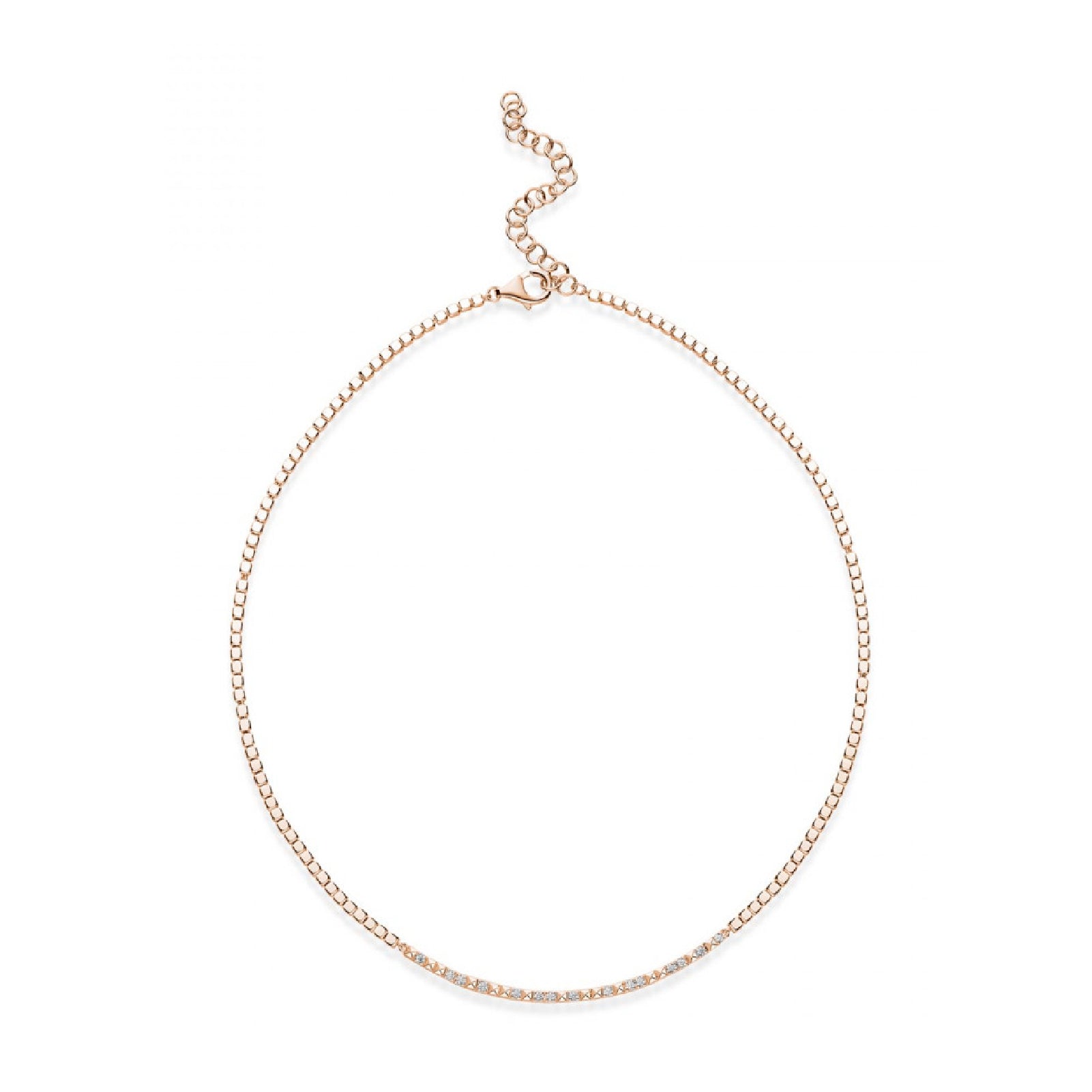 Collana Rosato Cubica da donna RZC039