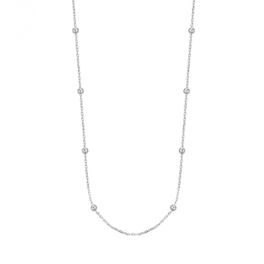Collana girocollo Rosato Storie donna argento con catena forzatina e sfere RZC054-1