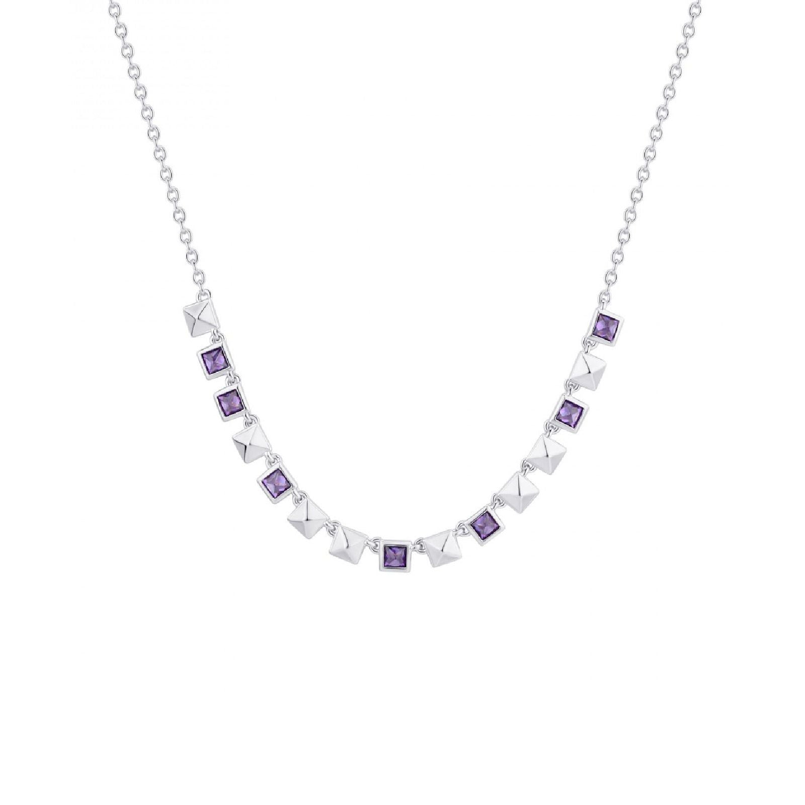 Collana Rosato Cubica da donna RZCU65-1