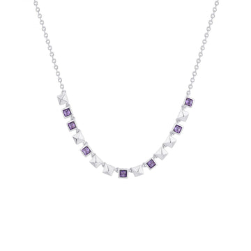 Collana Rosato Cubica da donna RZCU65-1