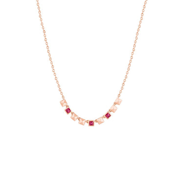 Collana Rosato Cubica da donna RZCU69-1