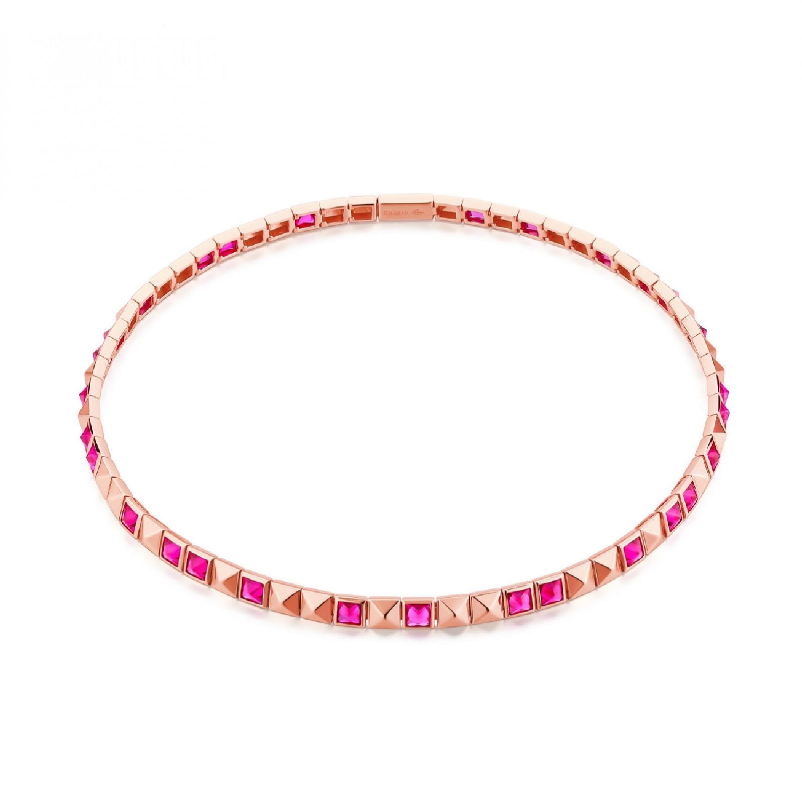Collana Rosato Cubica da donna RZCU72-1